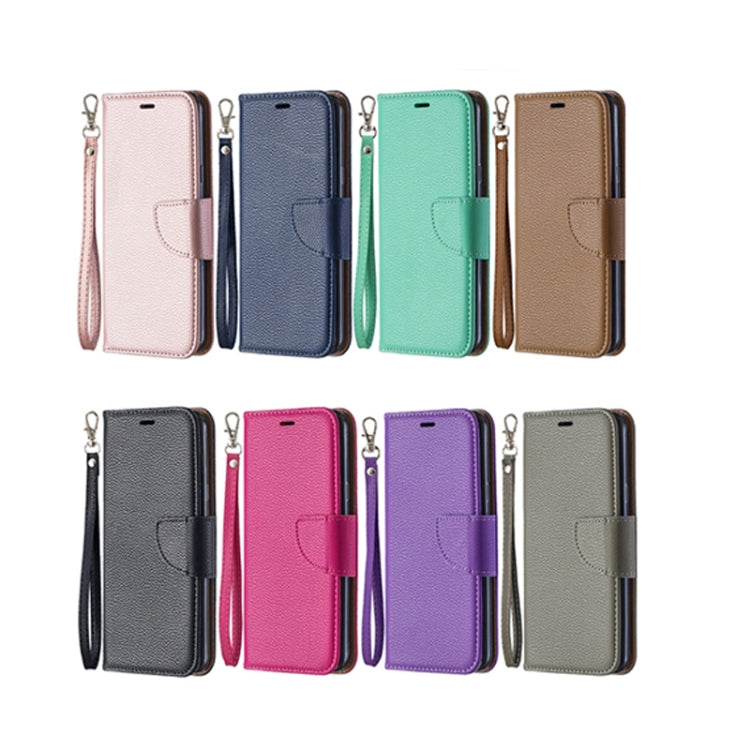 ซองหนัง PU พลิกแนวนอนเนื้อลิ้นจี่สีบริสุทธิ์พร้อมตัวยึดและช่องเสียบการ์ดและกระเป๋าสตางค์และเชือกเส้นเล็ก, For Huawei P Smart (2020), For Huawei Y5P / Honor 9S, For Huawei Y6P, For Huawei Honor 9A, For LG K51, For Sony Xperia L4