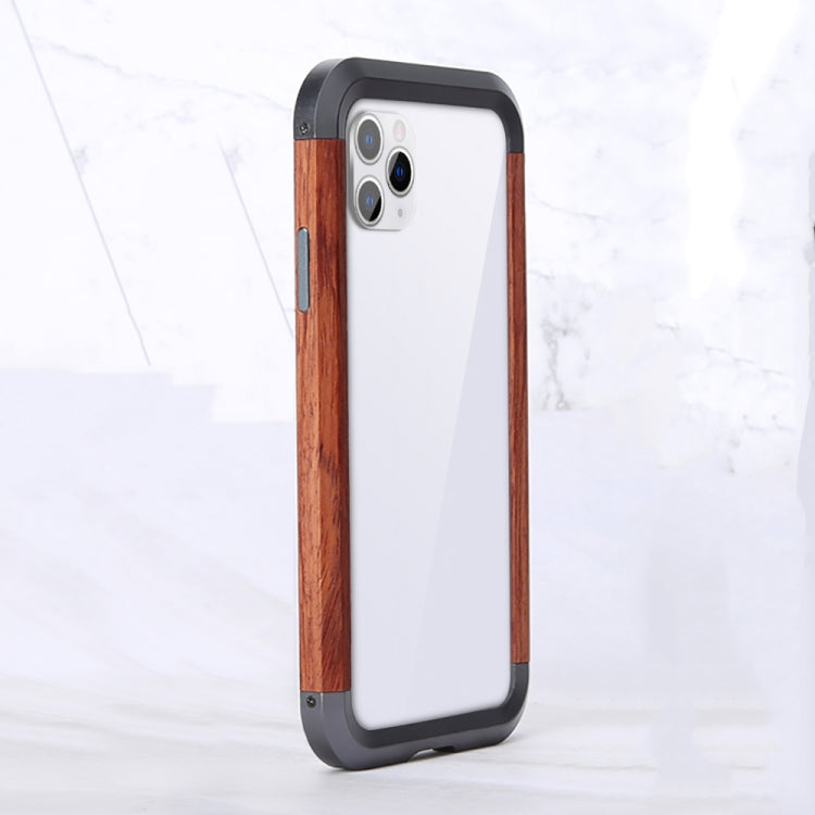 R-JUST เคสโลหะ + กรอบไม้, For iPhone 11 Pro, For iPhone X / XS