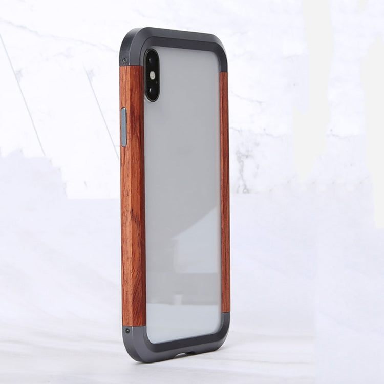 R-JUST เคสโลหะ + กรอบไม้, For iPhone 11 Pro, For iPhone X / XS