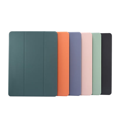 3-folded Electric Pressed Skin Texture พลิกแนวนอนกันกระแทกซองหนัง TPU + PU โปร่งใสพร้อมตัวยึดและช่องเสียบปากกา & ฟังก์ชั่น Sleep / Wake-up, For iPad Air (2019)/Pro 10.5 (2017), For iPad mini (2019) / mini 4, For iPad Pro 11 inch (2020)