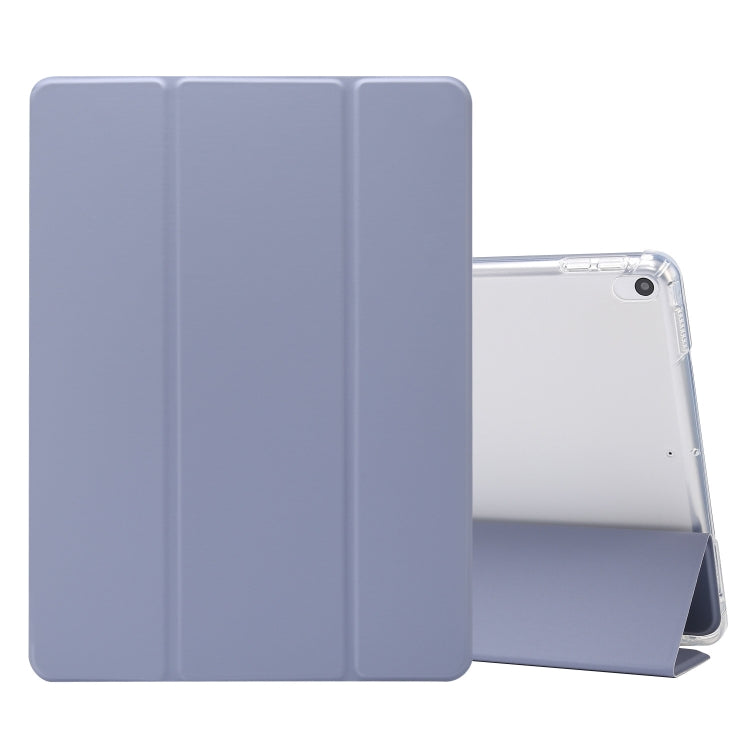 3-folded Electric Pressed Skin Texture พลิกแนวนอนกันกระแทกซองหนัง TPU + PU โปร่งใสพร้อมตัวยึดและช่องเสียบปากกา & ฟังก์ชั่น Sleep / Wake-up, For iPad Air (2019)/Pro 10.5 (2017), For iPad mini (2019) / mini 4, For iPad Pro 11 inch (2020)