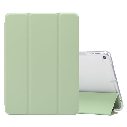 3-folded Electric Pressed Skin Texture พลิกแนวนอนกันกระแทกซองหนัง TPU + PU โปร่งใสพร้อมตัวยึดและช่องเสียบปากกา & ฟังก์ชั่น Sleep / Wake-up, For iPad Air (2019)/Pro 10.5 (2017), For iPad mini (2019) / mini 4, For iPad Pro 11 inch (2020)
