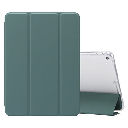 3-folded Electric Pressed Skin Texture พลิกแนวนอนกันกระแทกซองหนัง TPU + PU โปร่งใสพร้อมตัวยึดและช่องเสียบปากกา & ฟังก์ชั่น Sleep / Wake-up, For iPad Air (2019)/Pro 10.5 (2017), For iPad mini (2019) / mini 4, For iPad Pro 11 inch (2020)