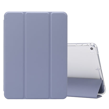 3-folded Electric Pressed Skin Texture พลิกแนวนอนกันกระแทกซองหนัง TPU + PU โปร่งใสพร้อมตัวยึดและช่องเสียบปากกา & ฟังก์ชั่น Sleep / Wake-up, For iPad Air (2019)/Pro 10.5 (2017), For iPad mini (2019) / mini 4, For iPad Pro 11 inch (2020)