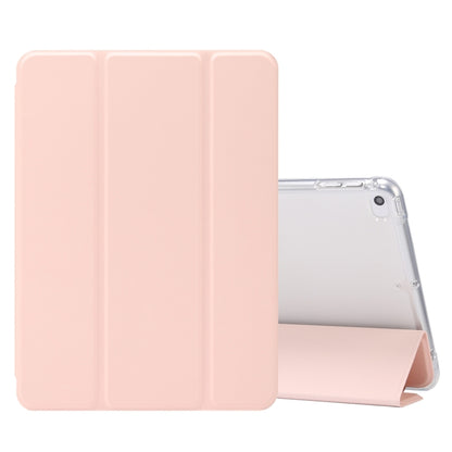 3-folded Electric Pressed Skin Texture พลิกแนวนอนกันกระแทกซองหนัง TPU + PU โปร่งใสพร้อมตัวยึดและช่องเสียบปากกา & ฟังก์ชั่น Sleep / Wake-up, For iPad Air (2019)/Pro 10.5 (2017), For iPad mini (2019) / mini 4, For iPad Pro 11 inch (2020)