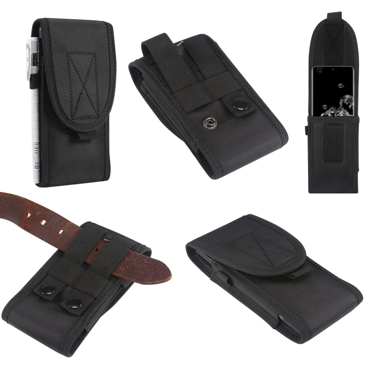กระเป๋าคาดเอวผ้าไนลอนอเนกประสงค์อเนกประสงค์แนวตั้ง, For 6.7 inch and Below Phones