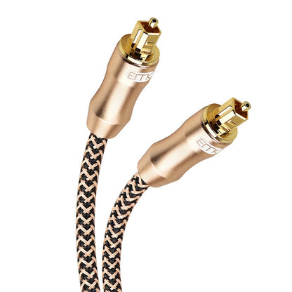 EMK Gold-plated TV Digital Audio Optical Fiber Connecting Cable, 1m, 1.5m, 2m, 3m, 5m, 8m, 10m, 15m, 20m, 25m, 30m