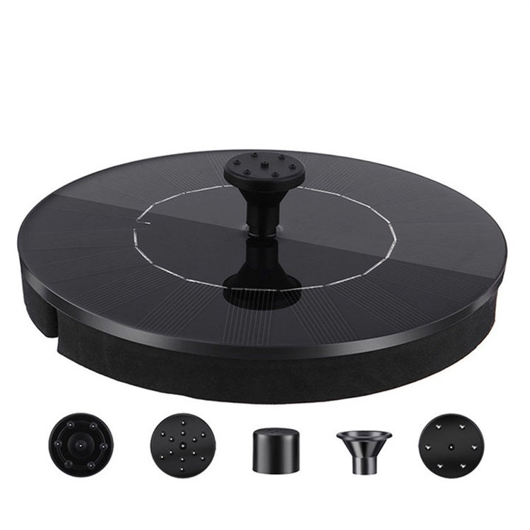 ปั๊มน้ำพุพลังงานแสงอาทิตย์พร้อมไฟ LED, Fountain Pump with LED Light