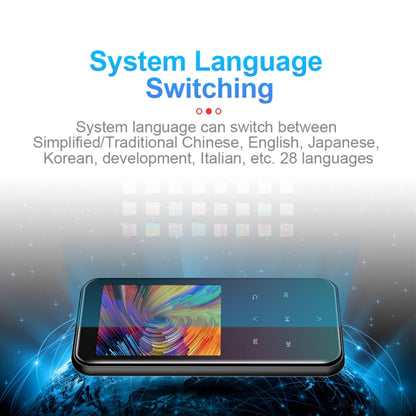 M15 เครื่องบันทึกเสียงอัจฉริยะมัลติฟังก์ชั่น MP3 เสียงไฮไฟ เครื่องเล่นเพลง Walkman, 4GB, 8GB, 16GB, 32GB