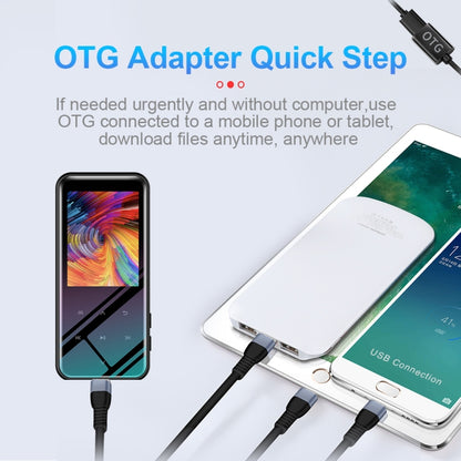 M15 เครื่องบันทึกเสียงอัจฉริยะมัลติฟังก์ชั่น MP3 ไฮไฟ เครื่องเล่นเพลง Walkman รุ่นบลูทูธ, 4GB, 8GB, 16GB, 32GB