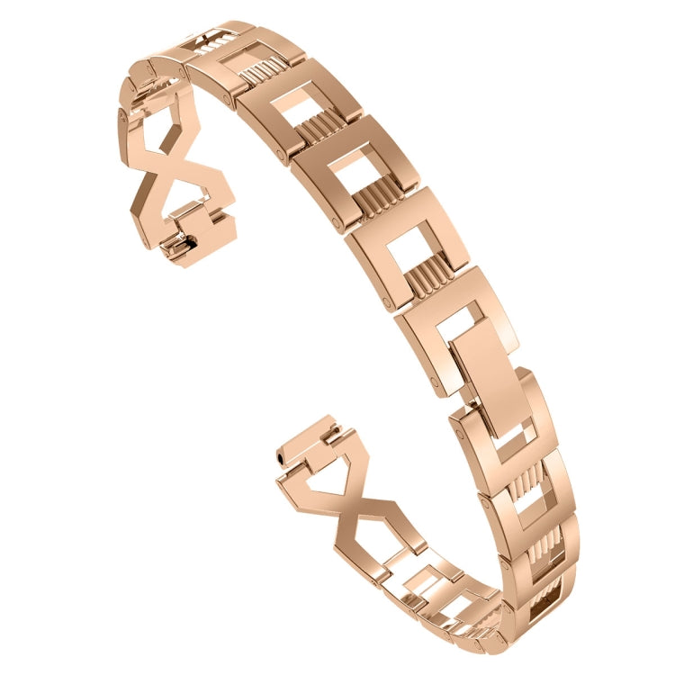 สำหรับ Fitbit Inspire/Inspire HR Metal Cross Chain A ประเภท สายนาฬิกาข้อมือสำหรับเปลี่ยนสายนาฬิกา
