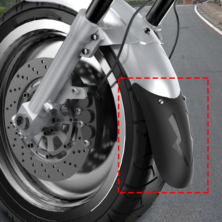 รถจักรยานยนต์ PP ดัดแปลงบังโคลนล้อหน้าบังโคลนกันฝุ่นกระเซ็น Mudguards Fender Guard, 01, 02, 03, 04
