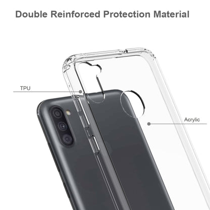 กันกระแทก Scratchproof TPU + เคสอะคริลิก, For Samsung Galaxy M11