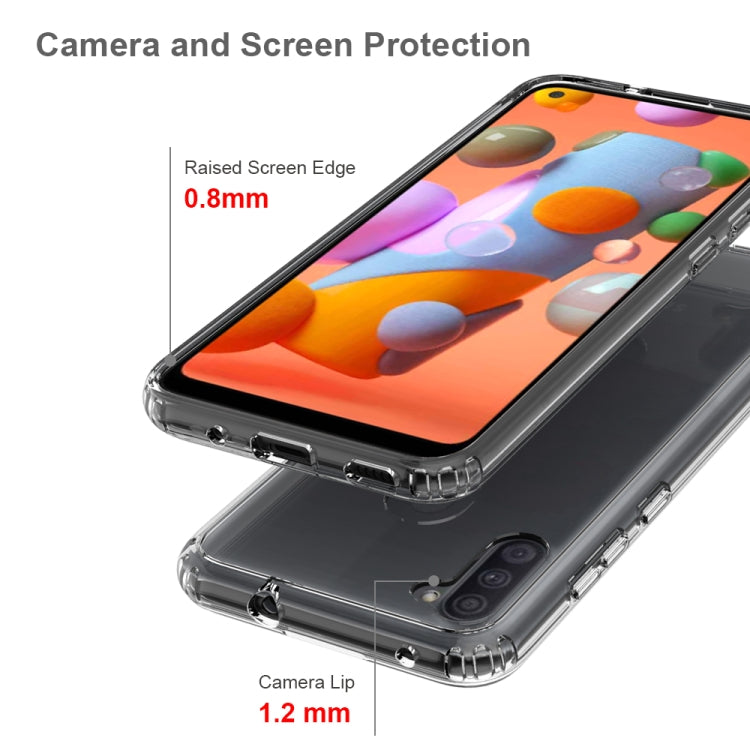 กันกระแทก Scratchproof TPU + เคสอะคริลิก, For Samsung Galaxy M11