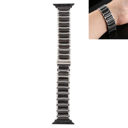 สายนาฬิกาเหล็กเซรามิก, For Apple Watch Series 8&7 41mm / SE 2&6&SE&5&4 40mm / 3&2&1 38mm, For Apple Watch Series 7 45mm / 6 & SE & 5 & 4 44mm / 3 & 2 & 1 42mm, For Apple Watch Series 7 41mm / 6 & SE & 5 & 4 40mm / 3 & 2 & 1 38mm