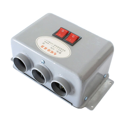 รถ 3 หลุมเครื่องทำความร้อนไฟฟ้าไล่ฝ้าไล่ฝ้า, DC 12V