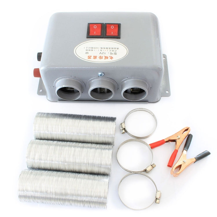 รถ 3 หลุมเครื่องทำความร้อนไฟฟ้าไล่ฝ้าไล่ฝ้า, DC 12V