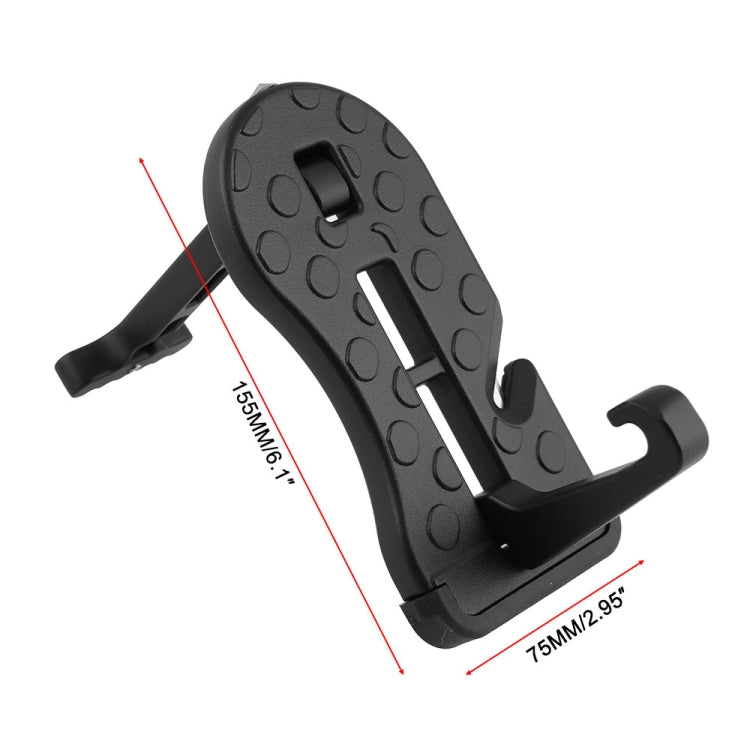 BF013-BK ยานยนต์ประตู Step Hook อลูมิเนียมพับบันได Mini เท้าเหยียบสำหรับรถจี๊ป SUV รถบรรทุก WP, BF013-BK