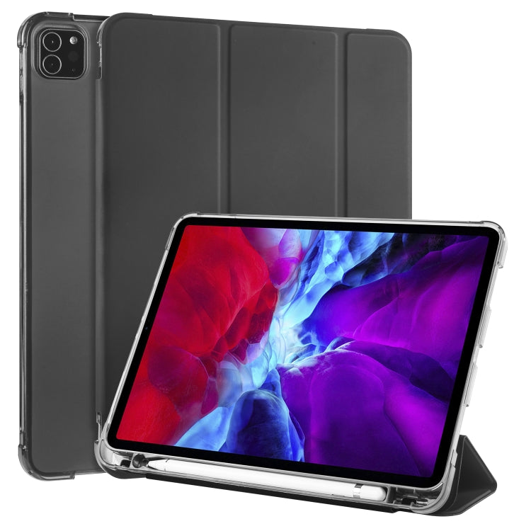 หนัง PU พลิกแนวนอน 3 พับ + เคส TPU กันกระแทกพร้อมตัวยึดและช่องเสียบปากกา, For iPad Pro 11 (2020) / iPad Pro 11(2018), For iPad Air 13 2025 / 2024 / iPad Pro 12.9 (2020) / iPad Pro 12.9(2018), For iPad 10.2 2021 / 2020 / 2019                            ...
