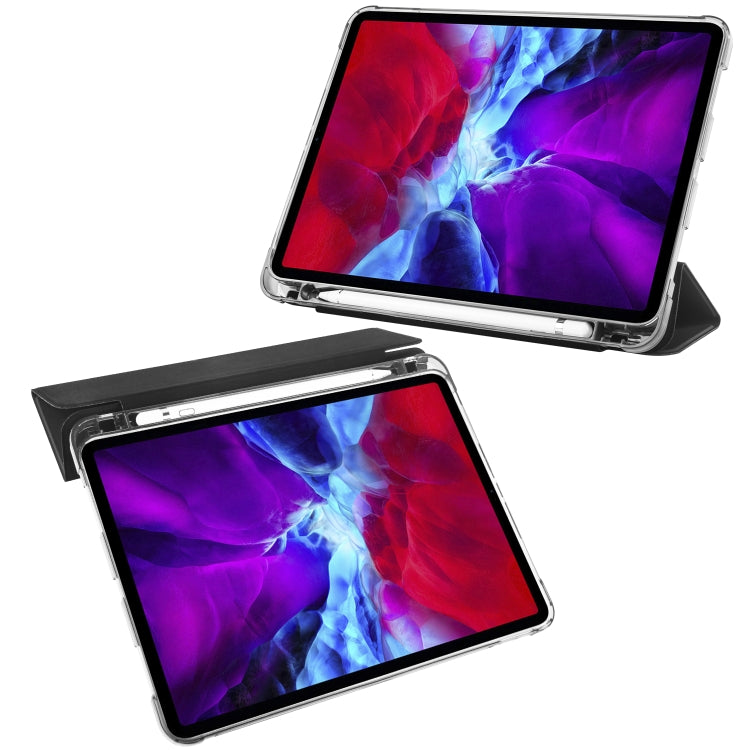 หนัง PU พลิกแนวนอน 3 พับ + เคส TPU กันกระแทกพร้อมตัวยึดและช่องเสียบปากกา, For iPad Pro 11 (2020) / iPad Pro 11(2018), For iPad Air 13 2025 / 2024 / iPad Pro 12.9 (2020) / iPad Pro 12.9(2018), For iPad 10.2 2021 / 2020 / 2019                            ...