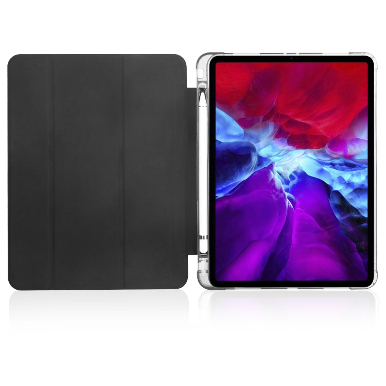 หนัง PU พลิกแนวนอน 3 พับ + เคส TPU กันกระแทกพร้อมตัวยึดและช่องเสียบปากกา, For iPad Pro 11 (2020) / iPad Pro 11(2018), For iPad Air 13 2025 / 2024 / iPad Pro 12.9 (2020) / iPad Pro 12.9(2018), For iPad 10.2 2021 / 2020 / 2019                            ...