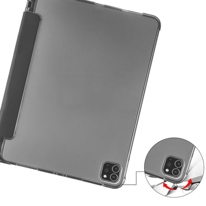 หนัง PU พลิกแนวนอน 3 พับ + เคส TPU กันกระแทกพร้อมตัวยึดและช่องเสียบปากกา, For iPad Pro 11 (2020) / iPad Pro 11(2018), For iPad Air 13 2025 / 2024 / iPad Pro 12.9 (2020) / iPad Pro 12.9(2018), For iPad 10.2 2021 / 2020 / 2019                            ...