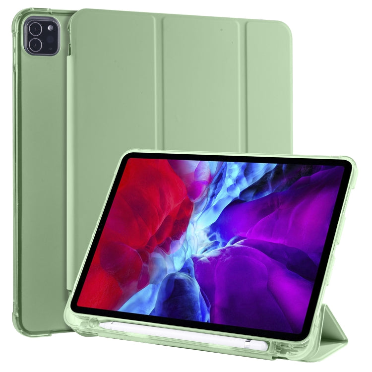 หนัง PU พลิกแนวนอน 3 พับ + เคส TPU กันกระแทกพร้อมตัวยึดและช่องเสียบปากกา, For iPad Pro 11 (2020) / iPad Pro 11(2018), For iPad Air 13 2025 / 2024 / iPad Pro 12.9 (2020) / iPad Pro 12.9(2018), For iPad 10.2 2021 / 2020 / 2019                            ...