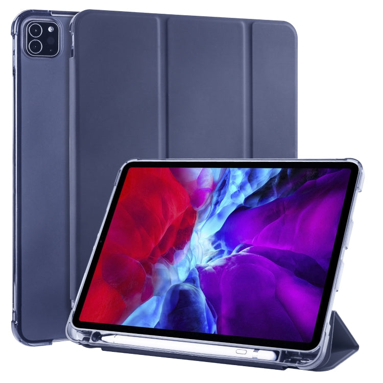 หนัง PU พลิกแนวนอน 3 พับ + เคส TPU กันกระแทกพร้อมตัวยึดและช่องเสียบปากกา, For iPad Pro 11 (2020) / iPad Pro 11(2018), For iPad Air 13 2025 / 2024 / iPad Pro 12.9 (2020) / iPad Pro 12.9(2018), For iPad 10.2 2021 / 2020 / 2019                            ...