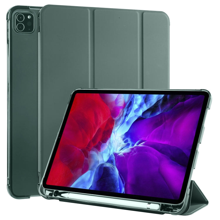 หนัง PU พลิกแนวนอน 3 พับ + เคส TPU กันกระแทกพร้อมตัวยึดและช่องเสียบปากกา, For iPad Pro 11 (2020) / iPad Pro 11(2018), For iPad Air 13 2025 / 2024 / iPad Pro 12.9 (2020) / iPad Pro 12.9(2018), For iPad 10.2 2021 / 2020 / 2019                            ...