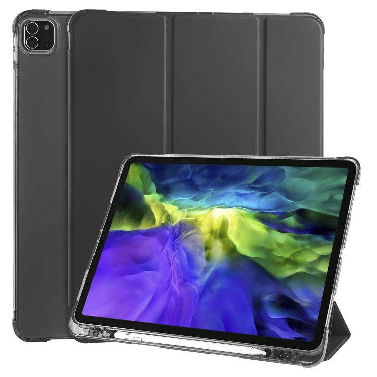 หนัง PU พลิกแนวนอน 3 พับ + เคส TPU กันกระแทกพร้อมตัวยึดและช่องเสียบปากกา, For iPad Pro 11 (2020) / iPad Pro 11(2018), For iPad Air 13 2025 / 2024 / iPad Pro 12.9 (2020) / iPad Pro 12.9(2018), For iPad 10.2 2021 / 2020 / 2019                            ...