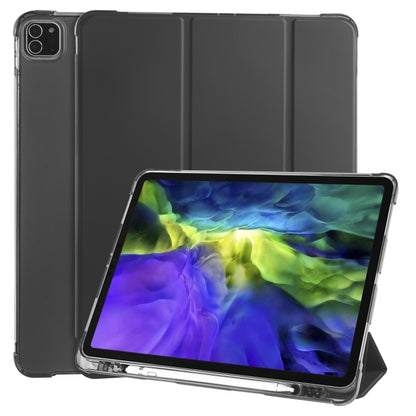 หนัง PU พลิกแนวนอน 3 พับ + เคส TPU กันกระแทกพร้อมตัวยึดและช่องเสียบปากกา, For iPad Pro 11 (2020) / iPad Pro 11(2018), For iPad Air 13 2025 / 2024 / iPad Pro 12.9 (2020) / iPad Pro 12.9(2018), For iPad 10.2 2021 / 2020 / 2019                            ...