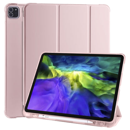 หนัง PU พลิกแนวนอน 3 พับ + เคส TPU กันกระแทกพร้อมตัวยึดและช่องเสียบปากกา, For iPad Pro 11 (2020) / iPad Pro 11(2018), For iPad Air 13 2025 / 2024 / iPad Pro 12.9 (2020) / iPad Pro 12.9(2018), For iPad 10.2 2021 / 2020 / 2019                            ...