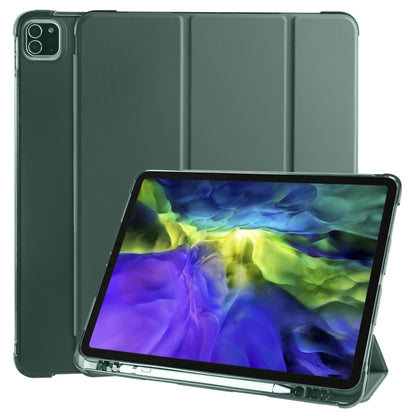 หนัง PU พลิกแนวนอน 3 พับ + เคส TPU กันกระแทกพร้อมตัวยึดและช่องเสียบปากกา, For iPad Pro 11 (2020) / iPad Pro 11(2018), For iPad Air 13 2025 / 2024 / iPad Pro 12.9 (2020) / iPad Pro 12.9(2018), For iPad 10.2 2021 / 2020 / 2019                            ...