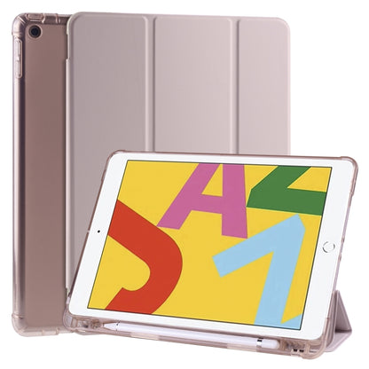 หนัง PU พลิกแนวนอน 3 พับ + เคส TPU กันกระแทกพร้อมตัวยึดและช่องเสียบปากกา, For iPad Pro 11 (2020) / iPad Pro 11(2018), For iPad Air 13 2025 / 2024 / iPad Pro 12.9 (2020) / iPad Pro 12.9(2018), For iPad 10.2 2021 / 2020 / 2019                            ...
