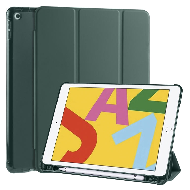 หนัง PU พลิกแนวนอน 3 พับ + เคส TPU กันกระแทกพร้อมตัวยึดและช่องเสียบปากกา, For iPad Pro 11 (2020) / iPad Pro 11(2018), For iPad Air 13 2025 / 2024 / iPad Pro 12.9 (2020) / iPad Pro 12.9(2018), For iPad 10.2 2021 / 2020 / 2019                            ...