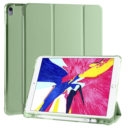 หนัง PU พลิกแนวนอน 3 พับ + เคส TPU กันกระแทกพร้อมตัวยึดและช่องเสียบปากกา, For iPad Pro 11 (2020) / iPad Pro 11(2018), For iPad Air 13 2025 / 2024 / iPad Pro 12.9 (2020) / iPad Pro 12.9(2018), For iPad 10.2 2021 / 2020 / 2019                            ...