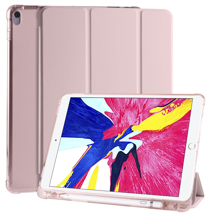 หนัง PU พลิกแนวนอน 3 พับ + เคส TPU กันกระแทกพร้อมตัวยึดและช่องเสียบปากกา, For iPad Pro 11 (2020) / iPad Pro 11(2018), For iPad Air 13 2025 / 2024 / iPad Pro 12.9 (2020) / iPad Pro 12.9(2018), For iPad 10.2 2021 / 2020 / 2019                            ...