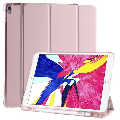 หนัง PU พลิกแนวนอน 3 พับ + เคส TPU กันกระแทกพร้อมตัวยึดและช่องเสียบปากกา, For iPad Pro 11 (2020) / iPad Pro 11(2018), For iPad Air 13 2025 / 2024 / iPad Pro 12.9 (2020) / iPad Pro 12.9(2018), For iPad 10.2 2021 / 2020 / 2019                            ...
