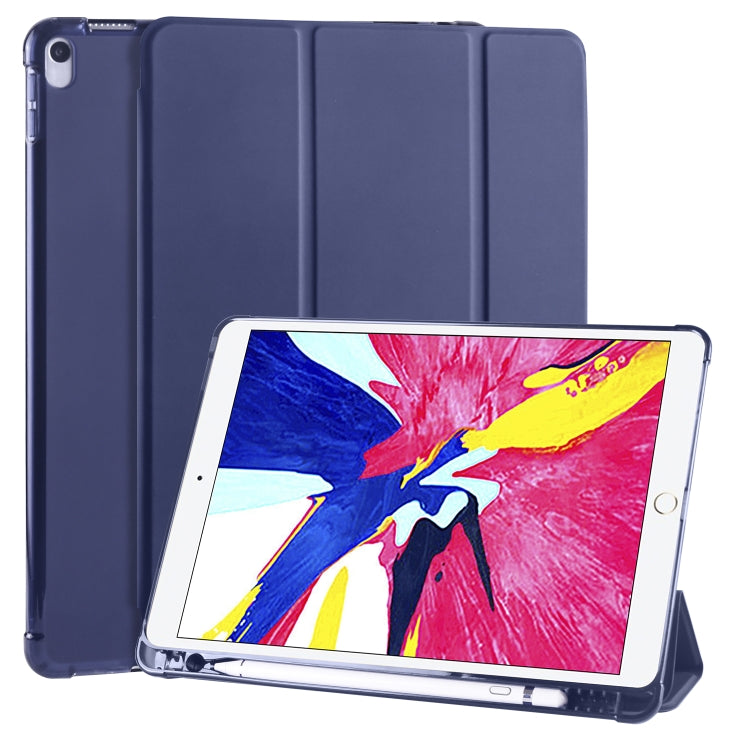หนัง PU พลิกแนวนอน 3 พับ + เคส TPU กันกระแทกพร้อมตัวยึดและช่องเสียบปากกา, For iPad Pro 11 (2020) / iPad Pro 11(2018), For iPad Air 13 2025 / 2024 / iPad Pro 12.9 (2020) / iPad Pro 12.9(2018), For iPad 10.2 2021 / 2020 / 2019                            ...