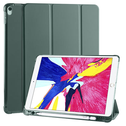หนัง PU พลิกแนวนอน 3 พับ + เคส TPU กันกระแทกพร้อมตัวยึดและช่องเสียบปากกา, For iPad Pro 11 (2020) / iPad Pro 11(2018), For iPad Air 13 2025 / 2024 / iPad Pro 12.9 (2020) / iPad Pro 12.9(2018), For iPad 10.2 2021 / 2020 / 2019                            ...