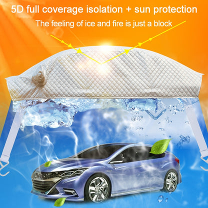 ผ้าคลุมรถยนต์ ผ้าคลุมรถ ครีมกันแดด ฉนวนกันความร้อน Sun Nisor, อลูมิเนียมฟอยล์, Aluminum Foil 3.6x1.6x1.5m