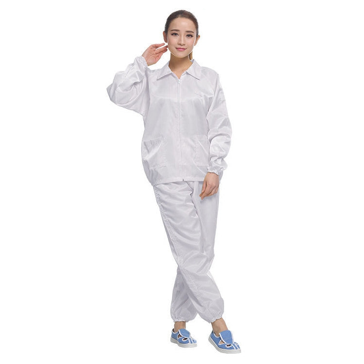 Anti Static Split Lapel Dustless Clothing แถบป้องกันอาหารเสื้อผ้าที่สะอาด, S, M, L, XL, XXL, XXXL, XXXXL, XXXXXL