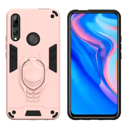 2 in 1 Armor Knight Series PC + เคสป้องกัน TPU พร้อมตัวยึดที่มองไม่เห็น, For Huawei Y9 Prime (2019)