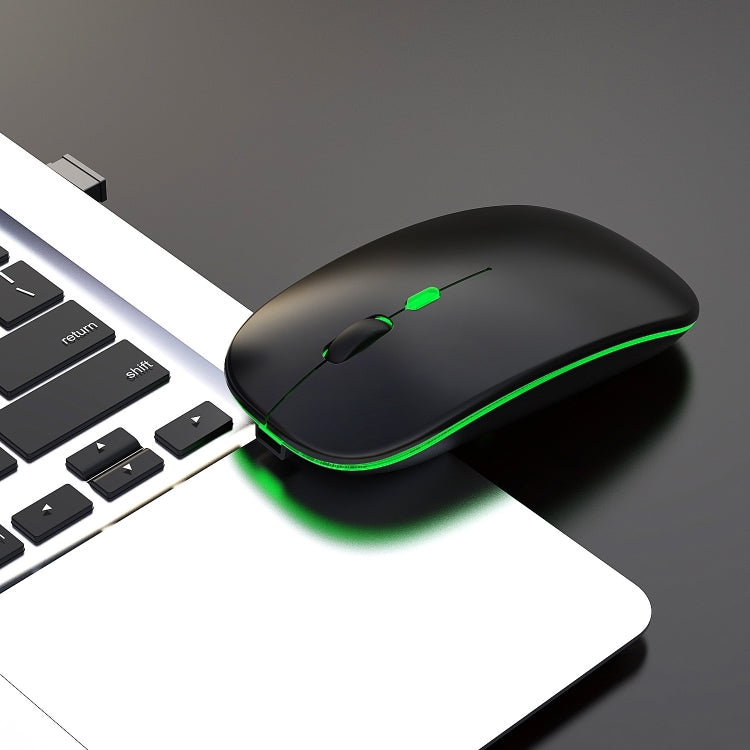HXSJ M40 2.4GHZ 800,1200,1600dpi เกียร์สามปรับเมาส์ไร้สายสีสันสดใส USB ชาร์จใหม่ได้