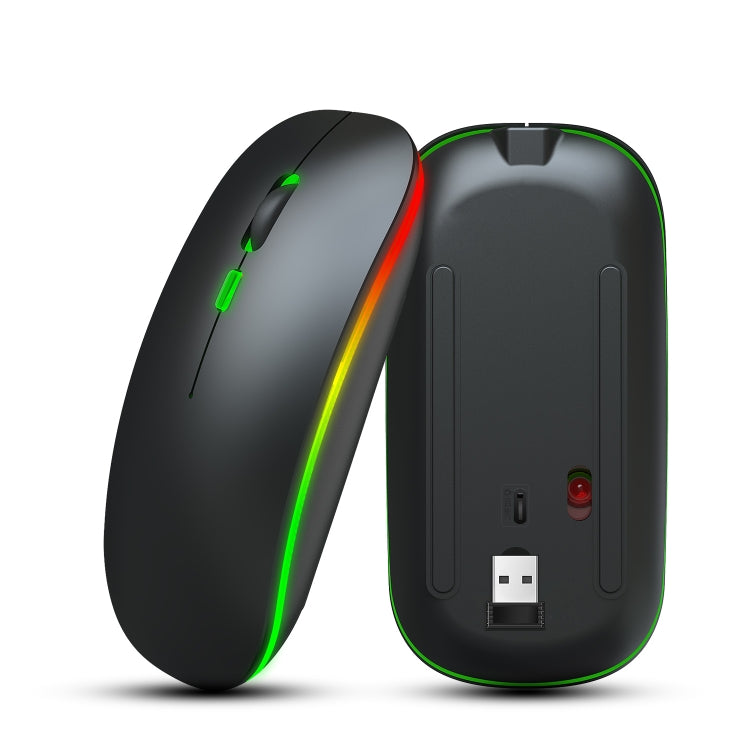 HXSJ M40 2.4GHZ 800,1200,1600dpi เกียร์สามปรับเมาส์ไร้สายสีสันสดใส USB ชาร์จใหม่ได้