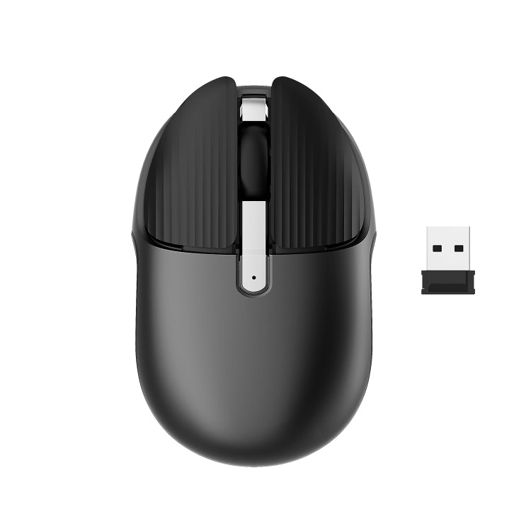 HXSJ M106 2.4GHZ 1600dpi เมาส์ไร้สายโหมดเดียวแบบชาร์จ USB