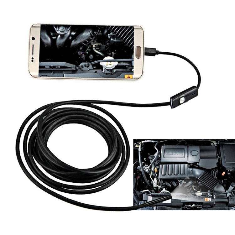 AN97 กล้องตรวจสอบท่องู Endoscope Micro USB กันน้ำสำหรับชิ้นส่วนของโทรศัพท์มือถือ Android ฟังก์ชั่น OTG พร้อมไฟ LED 6 ดวง, 5.5mm