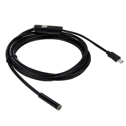 AN97 กล้องตรวจสอบท่องู Endoscope Micro USB กันน้ำสำหรับชิ้นส่วนของโทรศัพท์มือถือ Android ฟังก์ชั่น OTG พร้อมไฟ LED 6 ดวง, 5.5mm