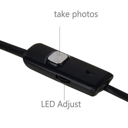 AN97 กล้องตรวจสอบท่องู Endoscope Micro USB กันน้ำสำหรับชิ้นส่วนของโทรศัพท์มือถือ Android ฟังก์ชั่น OTG พร้อมไฟ LED 6 ดวง, 5.5mm