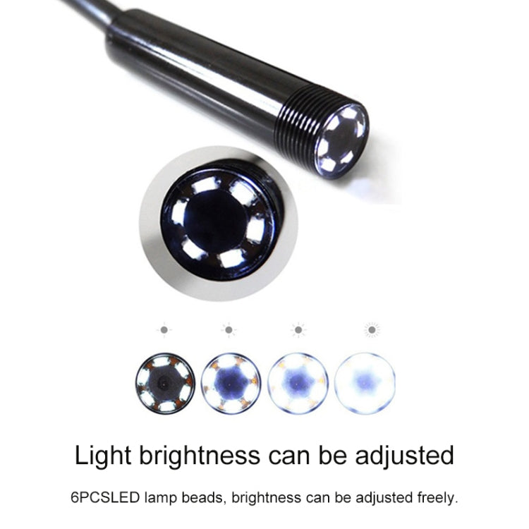 AN97 กล้องตรวจสอบท่องู Endoscope Micro USB กันน้ำสำหรับชิ้นส่วนของโทรศัพท์มือถือ Android ฟังก์ชั่น OTG พร้อมไฟ LED 6 ดวง, 5.5mm